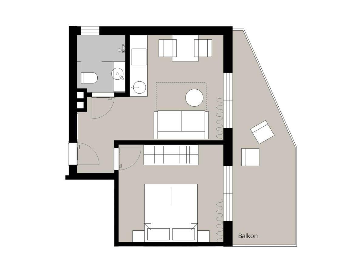 Apartment mit 1 Schlafzimmer